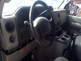 2014 FORD E250 CARGO VAN, WHITE, 5.4L, 2WD, AT.   F25201